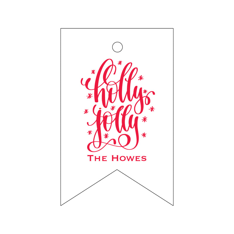 Letterpress Monogram Gift Tag - T309