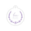 Letterpress Monogram Gift Tag - T311