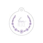 Letterpress Monogram Gift Tag - T311