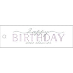 Letterpress Monogram Gift Tag - T316
