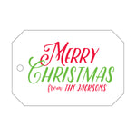 Letterpress Monogram Gift Tag - T32