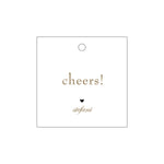 Letterpress Monogram Gift Tag - T334