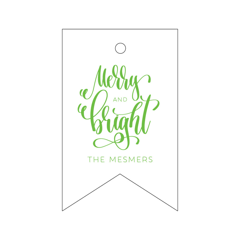 Letterpress Monogram Gift Tag - T340