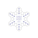 Letterpress Monogram Gift Tag - T343