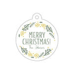 Letterpress Monogram Gift Tag - T344
