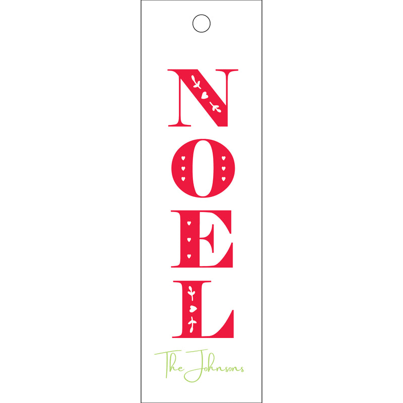 Letterpress Monogram Gift Tag - T346