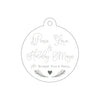 Letterpress Monogram Gift Tag - T348