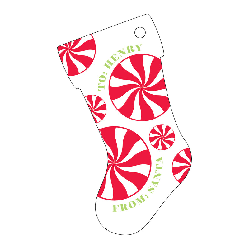 Letterpress Monogram Gift Tag - T350