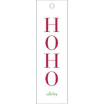 Letterpress Monogram Gift Tag - T353
