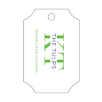 Letterpress Monogram Gift Tag - T389