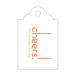 Letterpress Monogram Gift Tag - T393