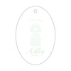 Letterpress Monogram Gift Tag - T3