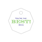 Letterpress Monogram Gift Tag - T442