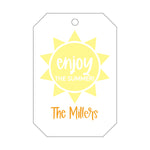Letterpress Monogram Gift Tag - T465