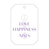 Letterpress Monogram Gift Tag - T469