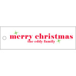 Letterpress Monogram Gift Tag - T473