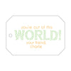 Letterpress Monogram Gift Tag - T486