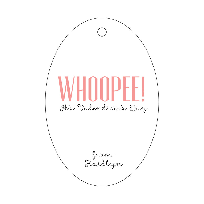 Letterpress Monogram Gift Tag - T487