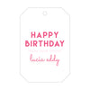 Letterpress Monogram Gift Tag - T491