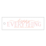 Letterpress Monogram Gift Tag - T496