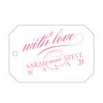 Letterpress Monogram Gift Tag - T49