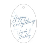 Letterpress Monogram Gift Tag - T50