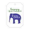 Letterpress Monogram Gift Tag - T53