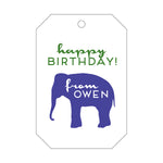 Letterpress Monogram Gift Tag - T53