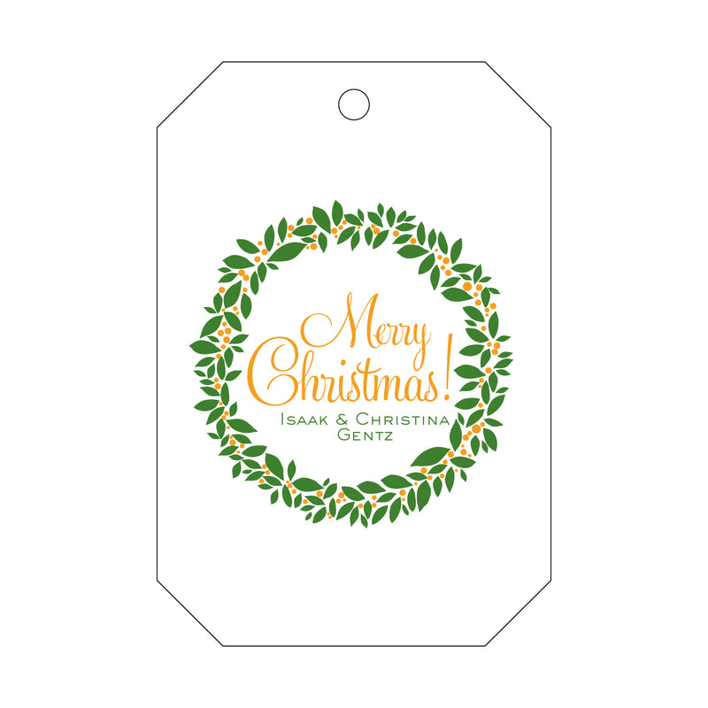 Letterpress Monogram Gift Tag - T67