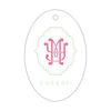 Letterpress Monogram Gift Tag - T6