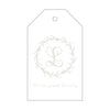 Letterpress Monogram Gift Tag - T75