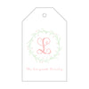 Letterpress Monogram Gift Tag - T75