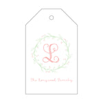 Letterpress Monogram Gift Tag - T75