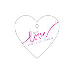 Letterpress Monogram Gift Tag - T83