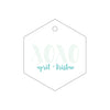 Letterpress Monogram Gift Tag - T88