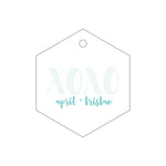 Letterpress Monogram Gift Tag - T88