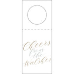 Letterpress Monogram Wine Tag - WT370