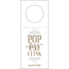 Letterpress Monogram Wine Tag - WT373