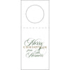 Letterpress Monogram Wine Tag - WT400
