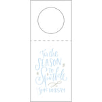 Letterpress Monogram Wine Tag - WT412