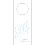 Letterpress Monogram Wine Tag - WT417
