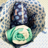 Quilted Pouch Set - Maya Blue - New!