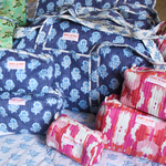 Quilted Duffle Bag - Maya Blue - New!