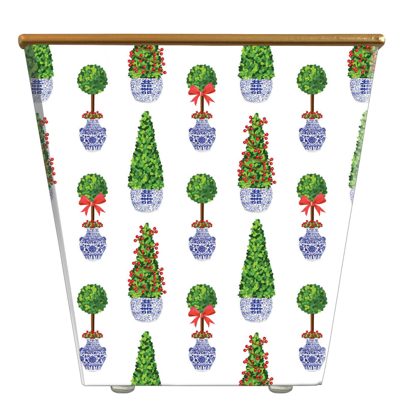 WHH Christmas Topiaries Cachepot Candle