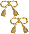 Delany Tassel Stud Earring - 18k Gold Plated