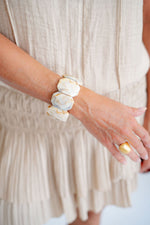 Esme Acrylic Stretchy Cuff Bracelet