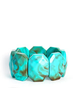 Esme Acrylic Stretchy Cuff Bracelet