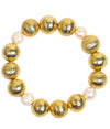 Georgia Beaded Bracelet - 14mm and Freshwater Pearl