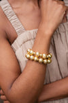 Georgia Bracelet -  Large Mixed Beads  14mm and 6mm beads