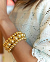 Georgia - Gold Beaded Bracelet